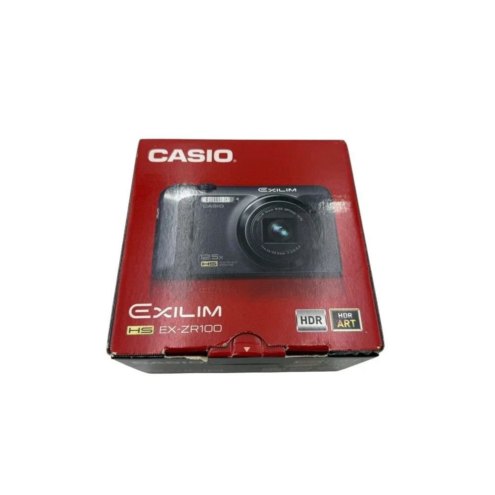 CASIO EXILIM EX-ZR100 Compact Digital Camera - New Open Box